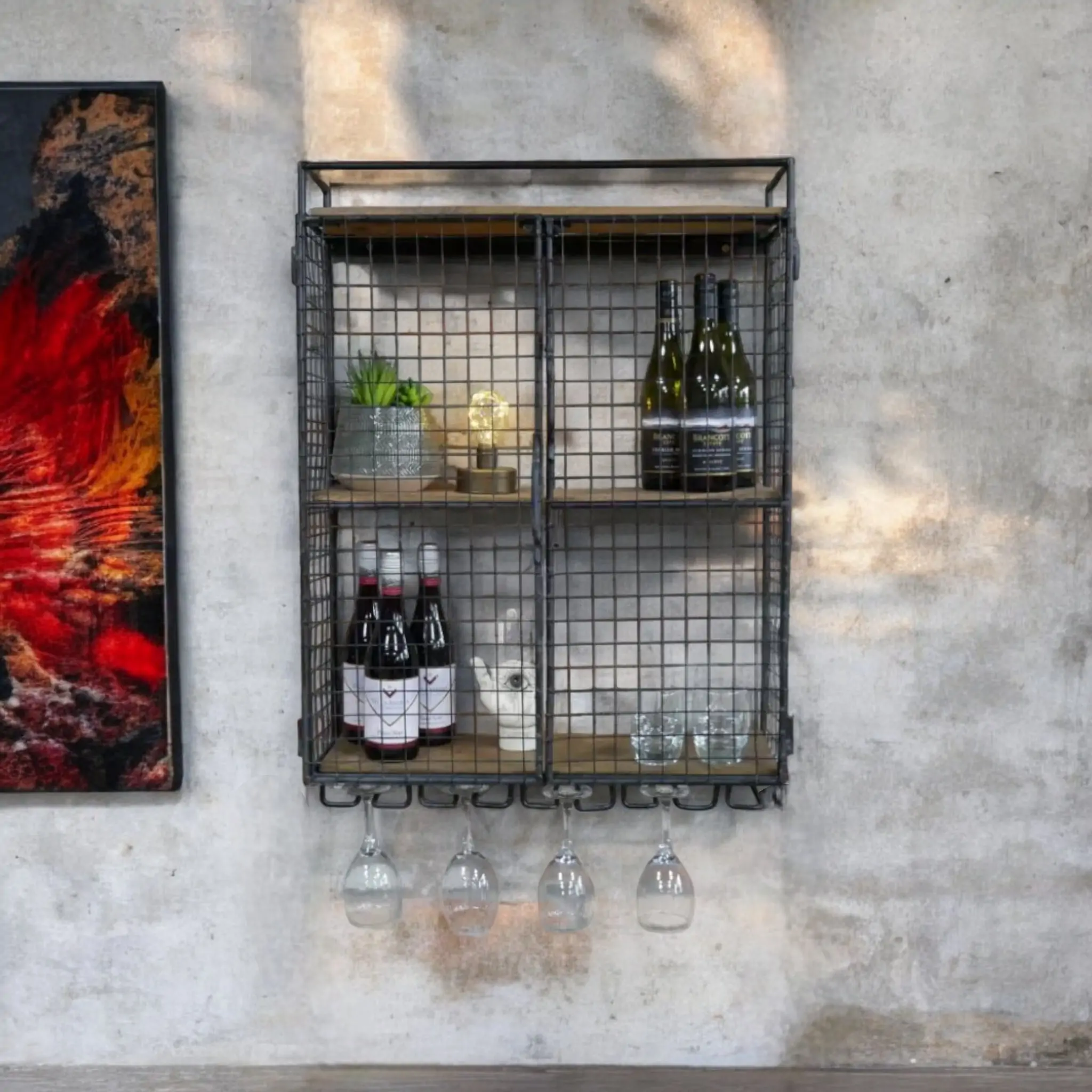 The Wire Wine Rack