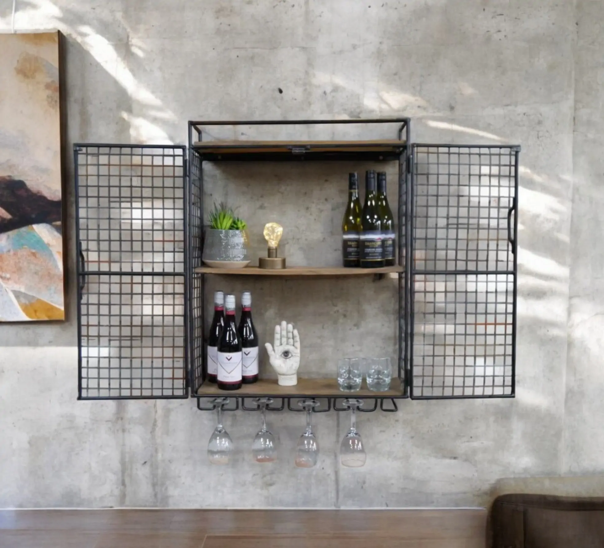 The Wire Wine Rack