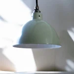French grey metal lamp shade