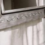 Grey Metal mirror