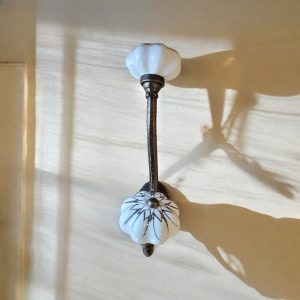 Iron ceramic decorative hook