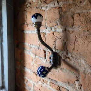 The Twisted Hook - Navy Dahlia