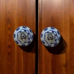 blue white unique knobs