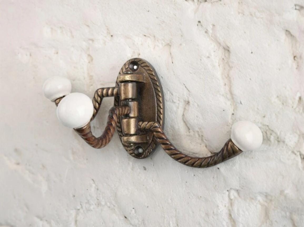 The Bronze & White Ceramic 3 in 1 Hook