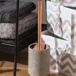 Copper Concrete Toilet Brush