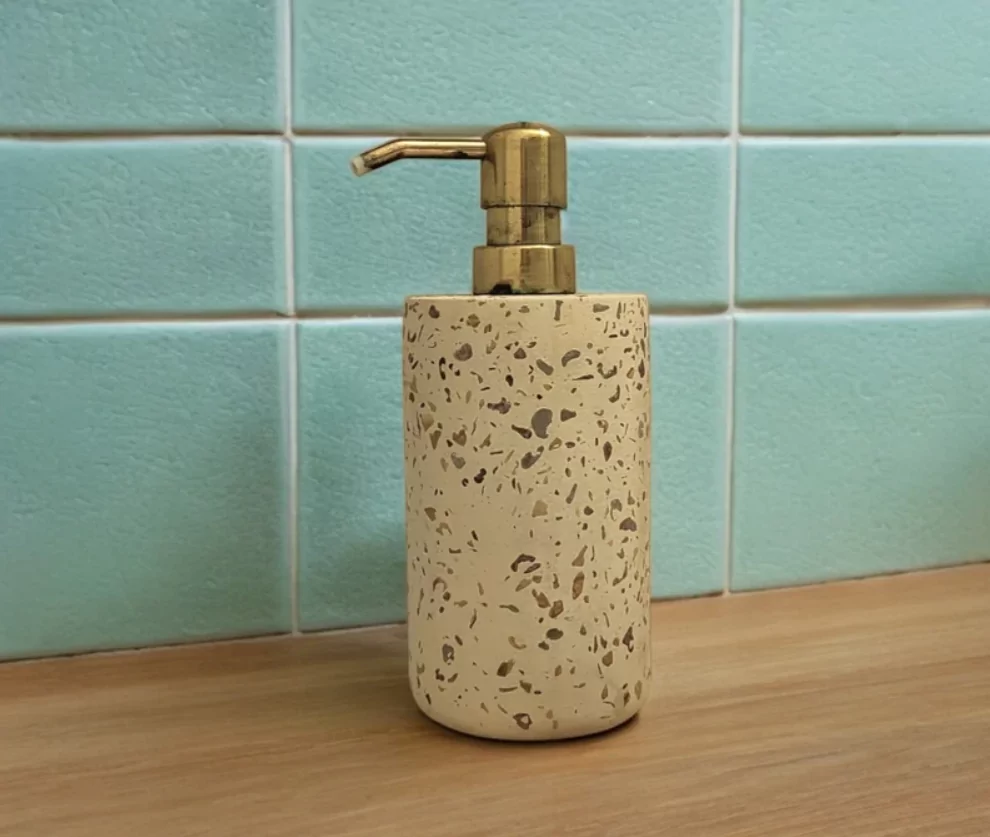The Concrete Terrazzo Soap Dispenser