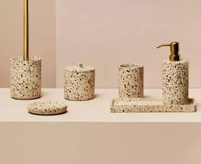 The Concrete Terrazzo Set