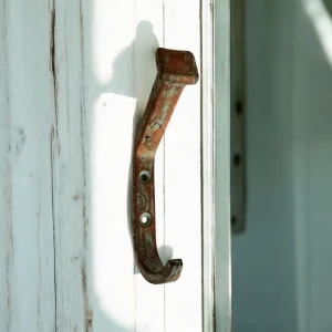 distressed copper coat hook