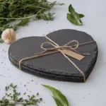 The Slate Heart Place Mats - Set of 8heart slate placemats