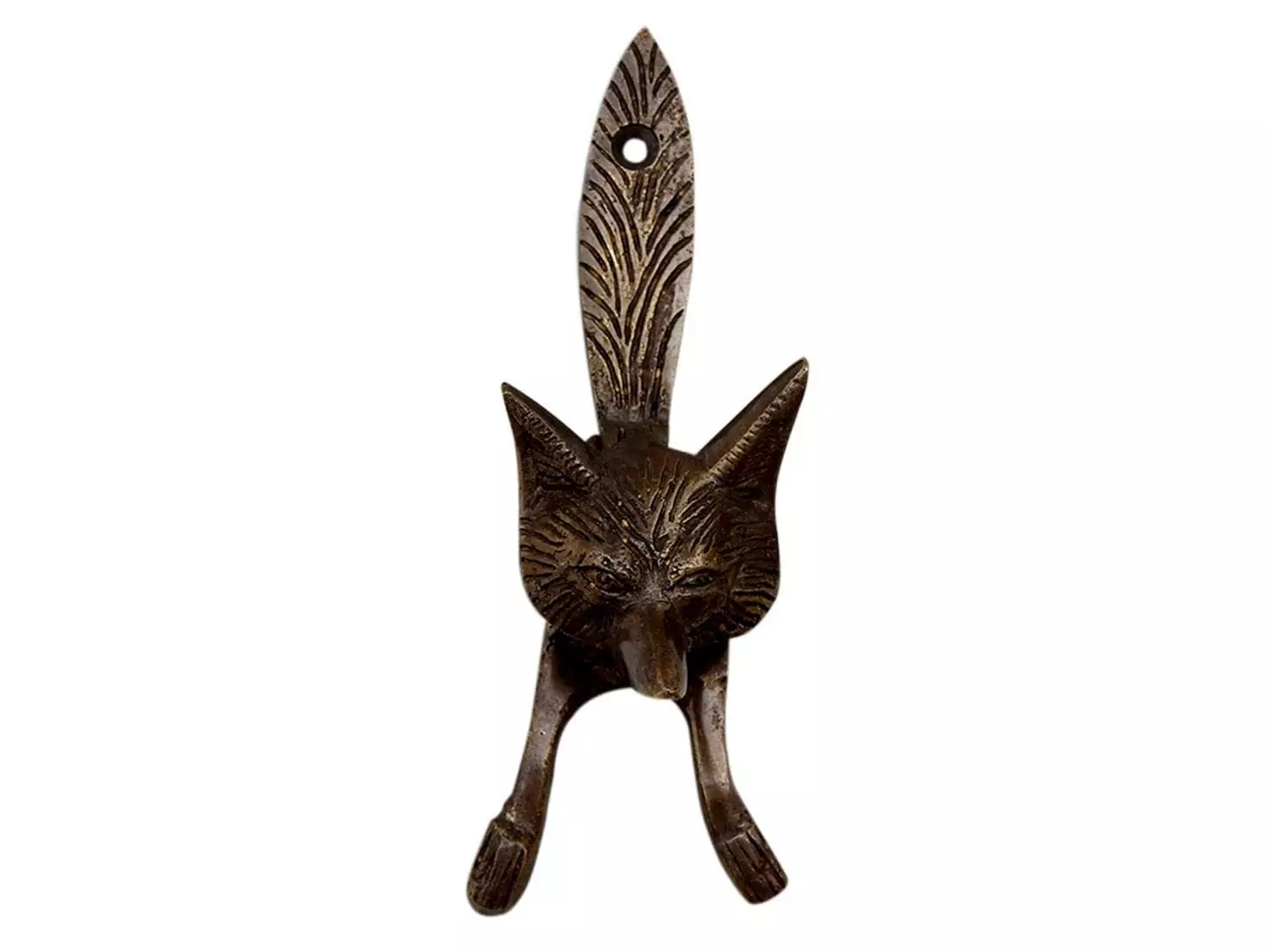 The Bronze Fox Head Knocker