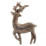 The Silver Stag Cupboard Handle Decorative Silver Deer Knob