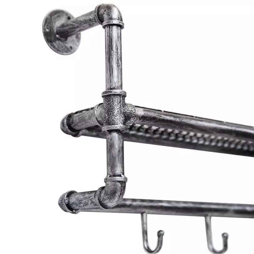 The Pipe & Mesh Shelf