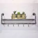 The Pipe & Mesh Shelf