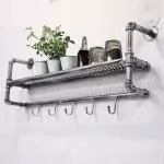 The Pipe & Mesh Shelf