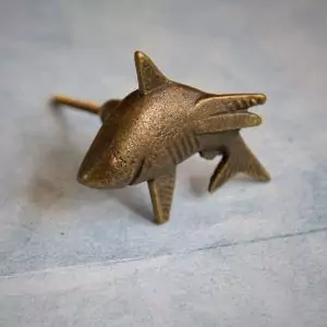 The Bronze Shark Pull Antique Iron Shark Design Cabinet Knob