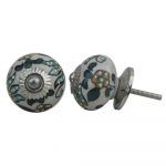 The Teal Effloresce Sea Green Ceramic Drawer Hardware