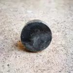 The Grey Marbled Stone Circular Door Knob Classic Stone Pull