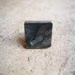 The Grey Square Marbled Stone Knob Stone Cabinet Hardware