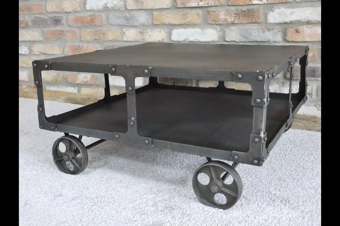The Square Steel Coffee Table