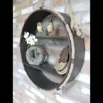The Mesh Back Rope Shelf
