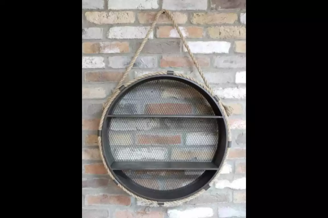The Mesh Back Rope Shelf