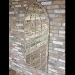 The Distressed Windowpane Mirror
