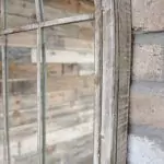 The Distressed Windowpane Mirror