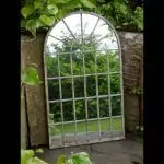 The Rustic Windowpane Mirror - Small
