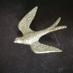 The Silver Swallow Cabinet Knob Bird Shaped Drawer Pull