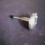 The Silver Fox Drawer Pull Sleeping Fox Cupboard Door Knob