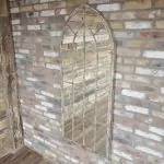 The Distressed Windowpane Mirror