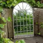 The Rustic Windowpane Mirror - Small