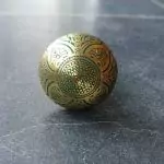 The Green Persia Hand Crafted Brass Cabinet Door Knob