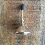 The 4 Petals Brass Cabinet Knob Mother of Pearl Brass Pull