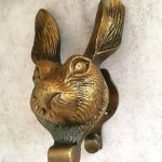 The Bronze Rabbit Head Knocker