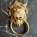 The Brass Lions Head Knocker