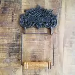The Iron Toilet Roll Holder