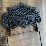 The Iron Toilet Roll Holder
