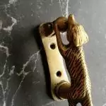 The Brass Running Fox Knocker