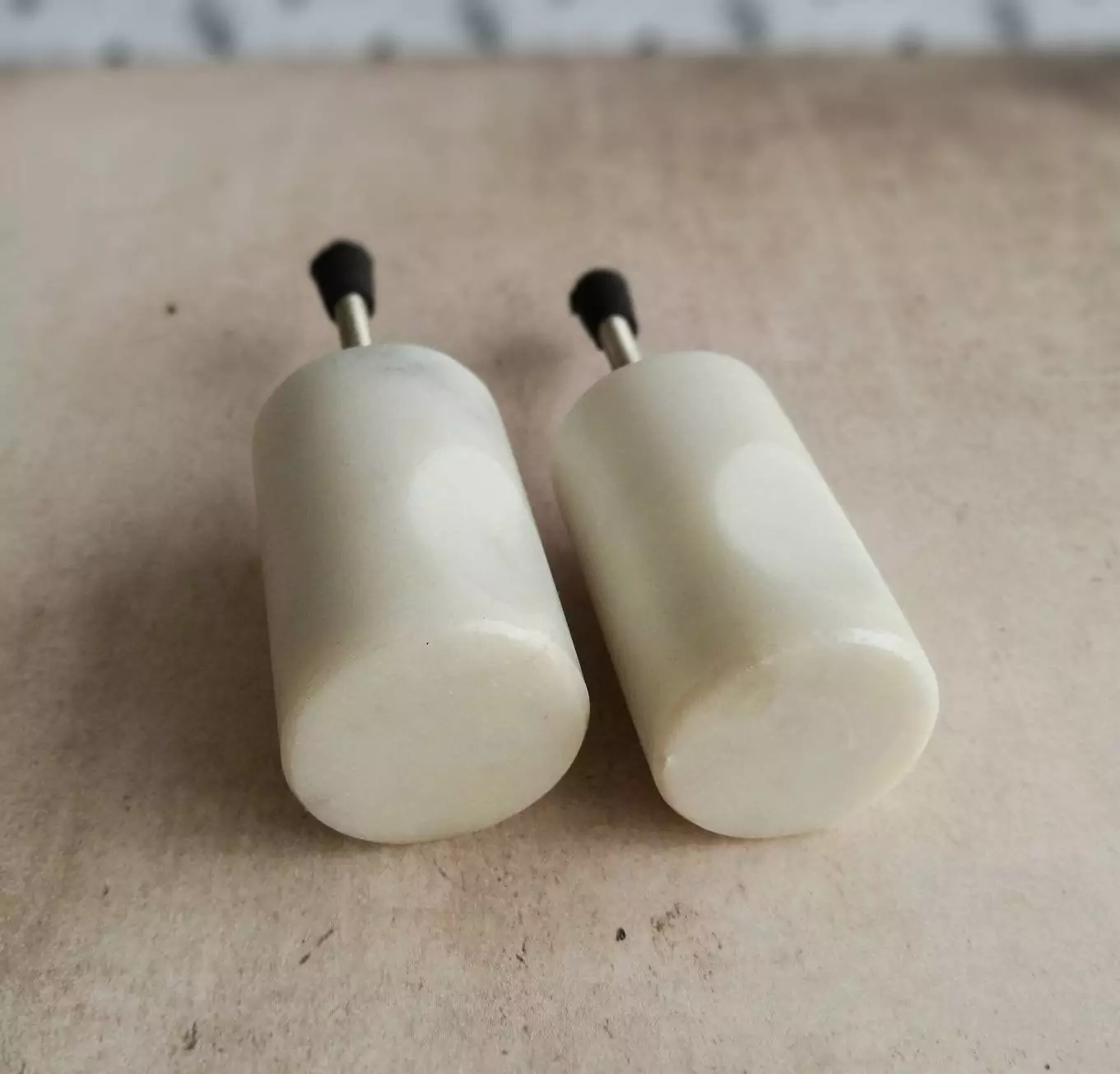 The Tubular Stone Pull Large Marbled Stone Door Handle Pull