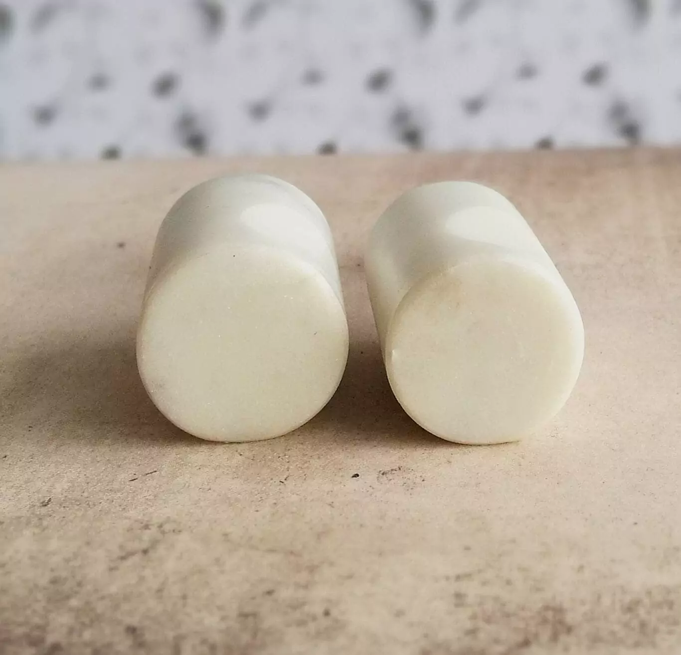 The Tubular Stone Pull Large Marbled Stone Door Handle Pull
