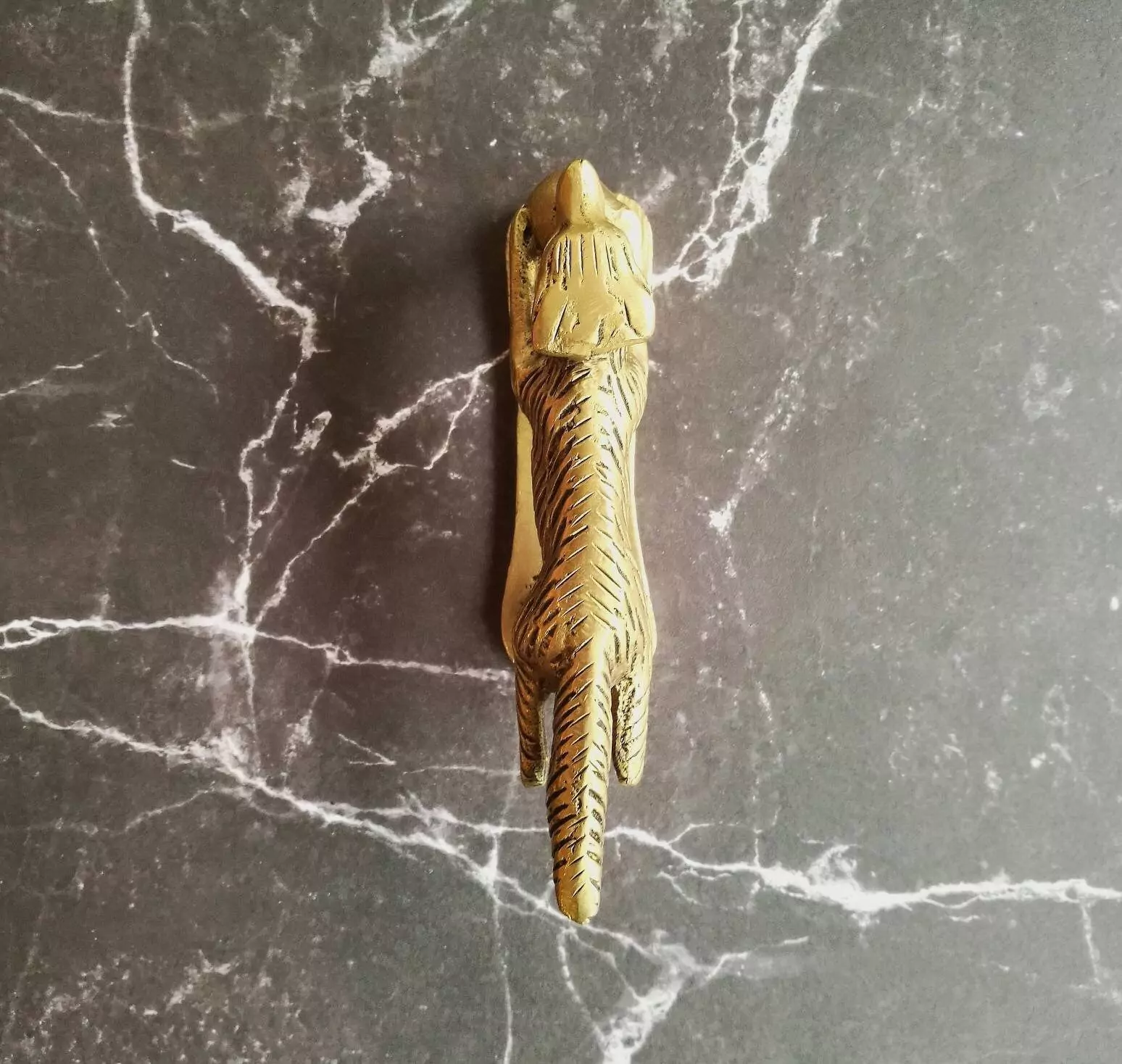 The Brass Running Fox Knocker