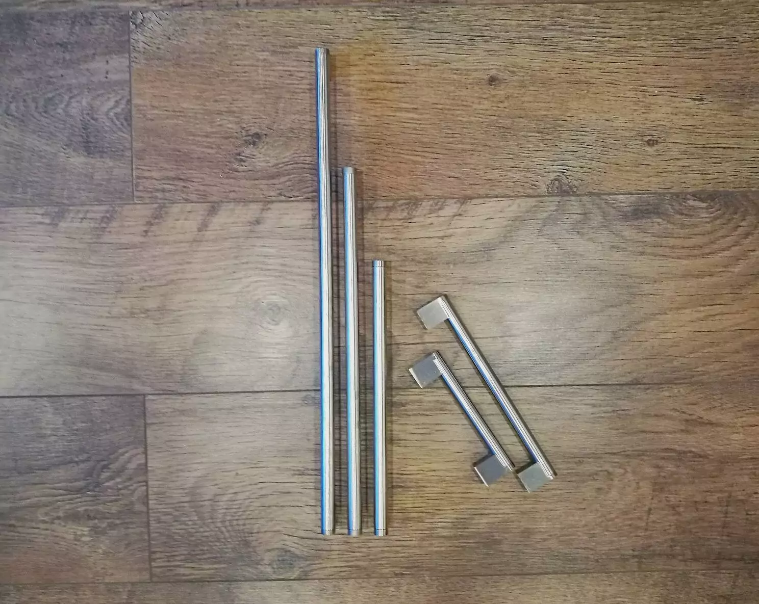 The Brushed Nickel Bar Handle - XL
