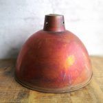 Industrial Copper Coloured Factory Style Lampshade Rose Gold Metal Lamp Shade