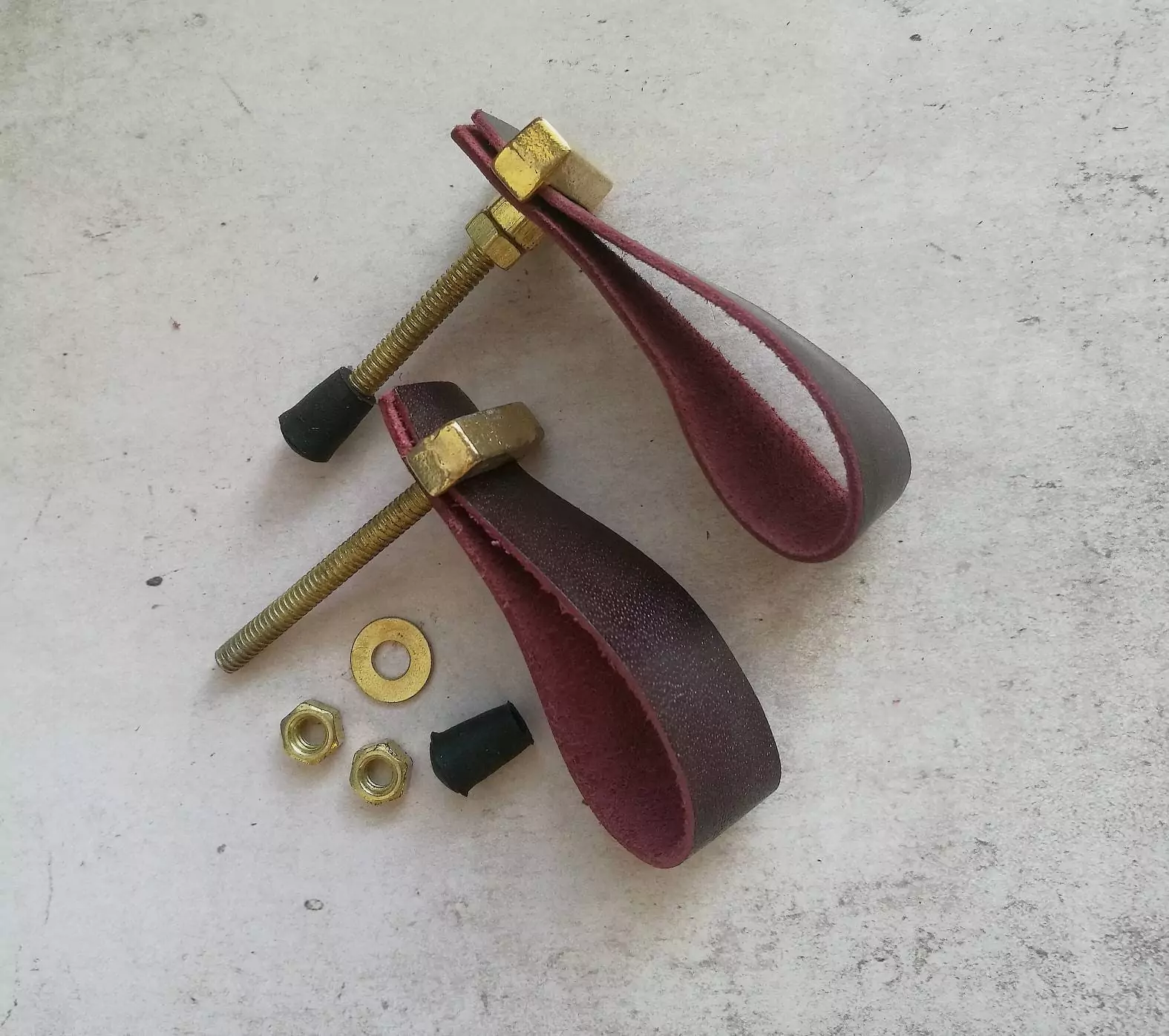 The Purple Leather Brass Disc