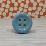 The Blue Button Pull Baby Blue Ceramic Cabinet Door Knob