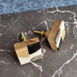 The Artists Deco Bloc Knob Geometric Cabinet Hardware