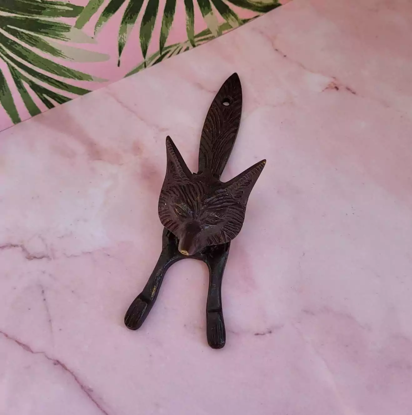 The Bronze Fox Head Knocker