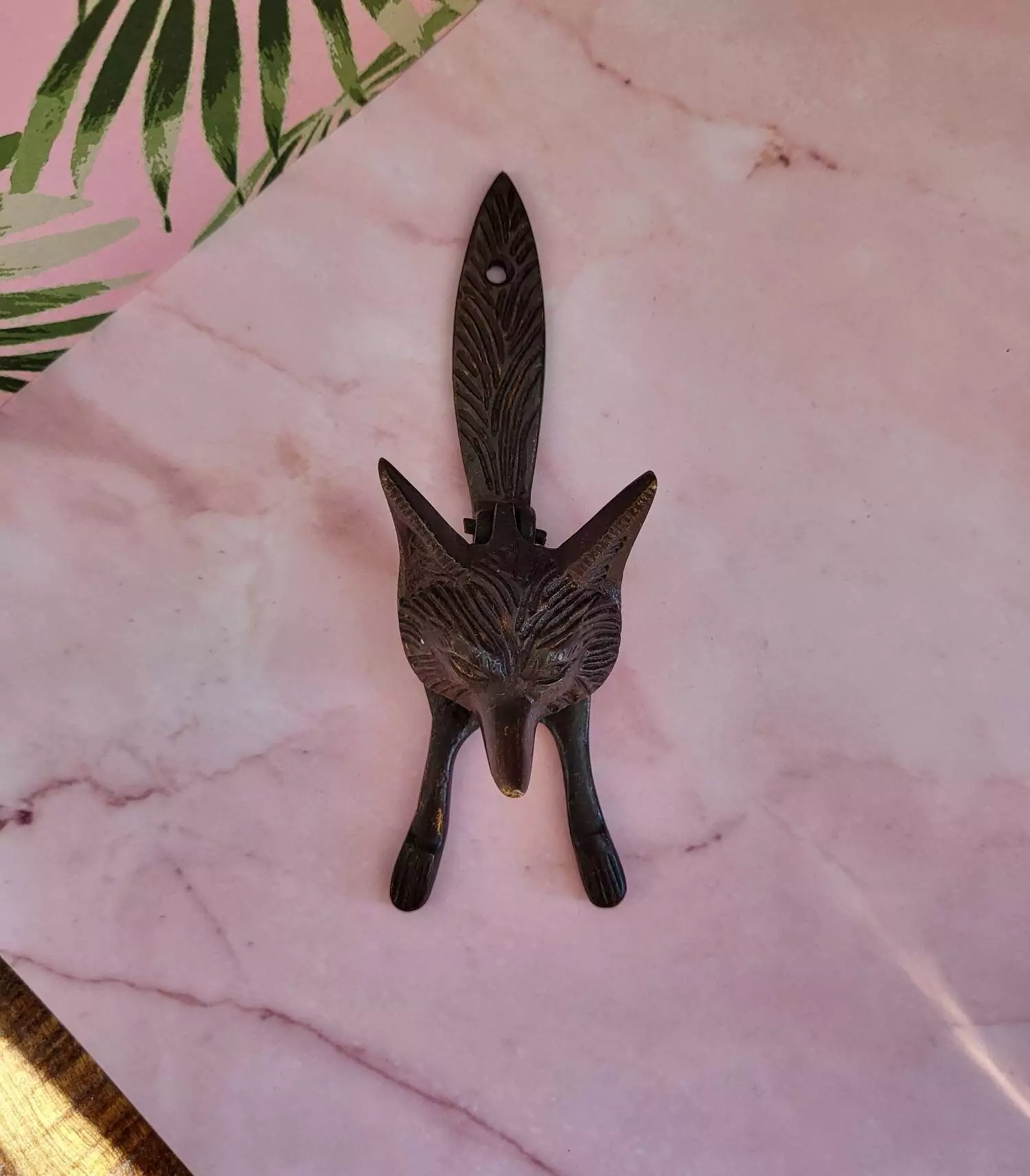 The Bronze Fox Head Knocker
