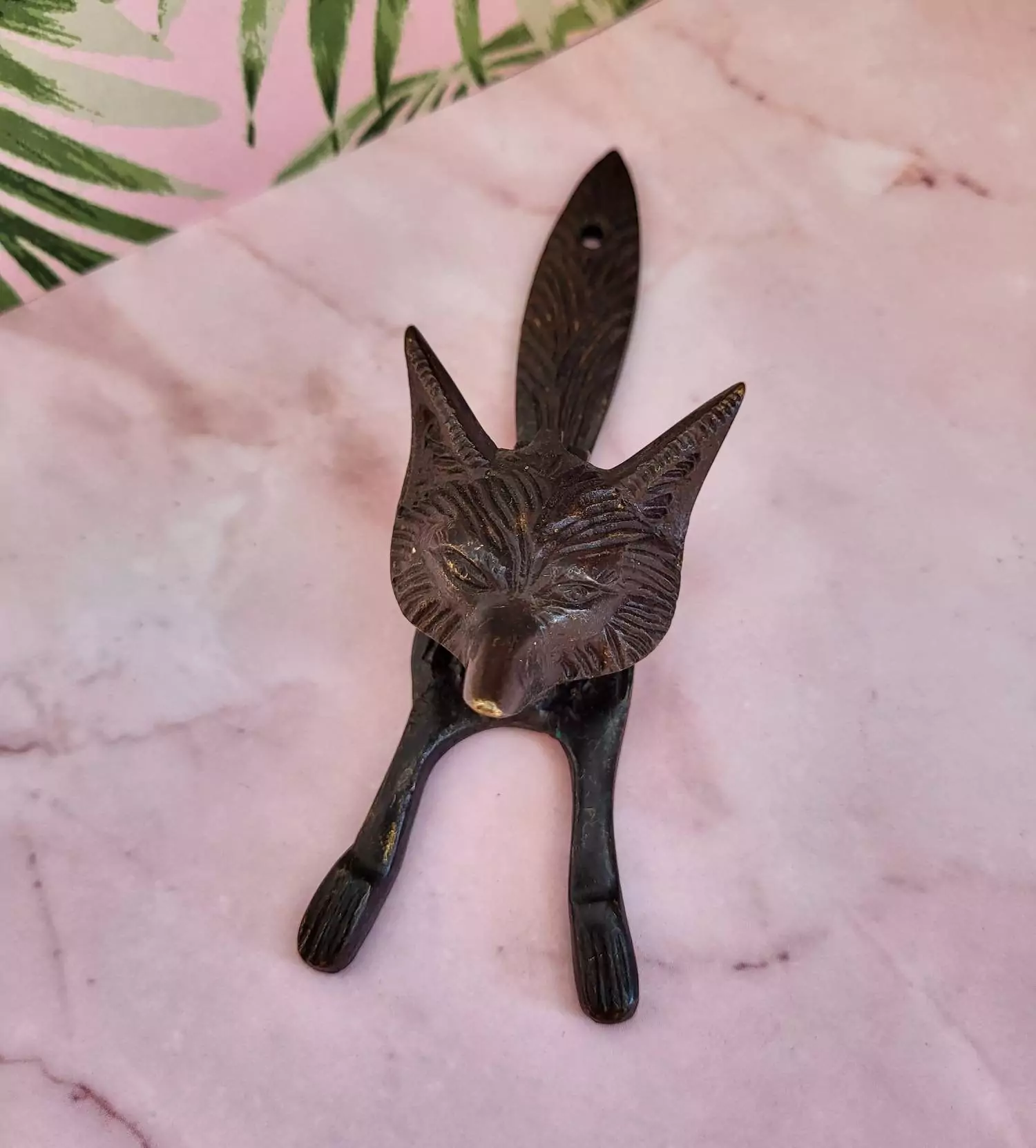 The Bronze Fox Head Knocker